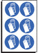 hand protection symbol safety labels sign