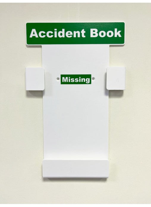 Accident Report Book Wall Holder