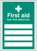 Your First Aiders Are - Adapt-A-Sign