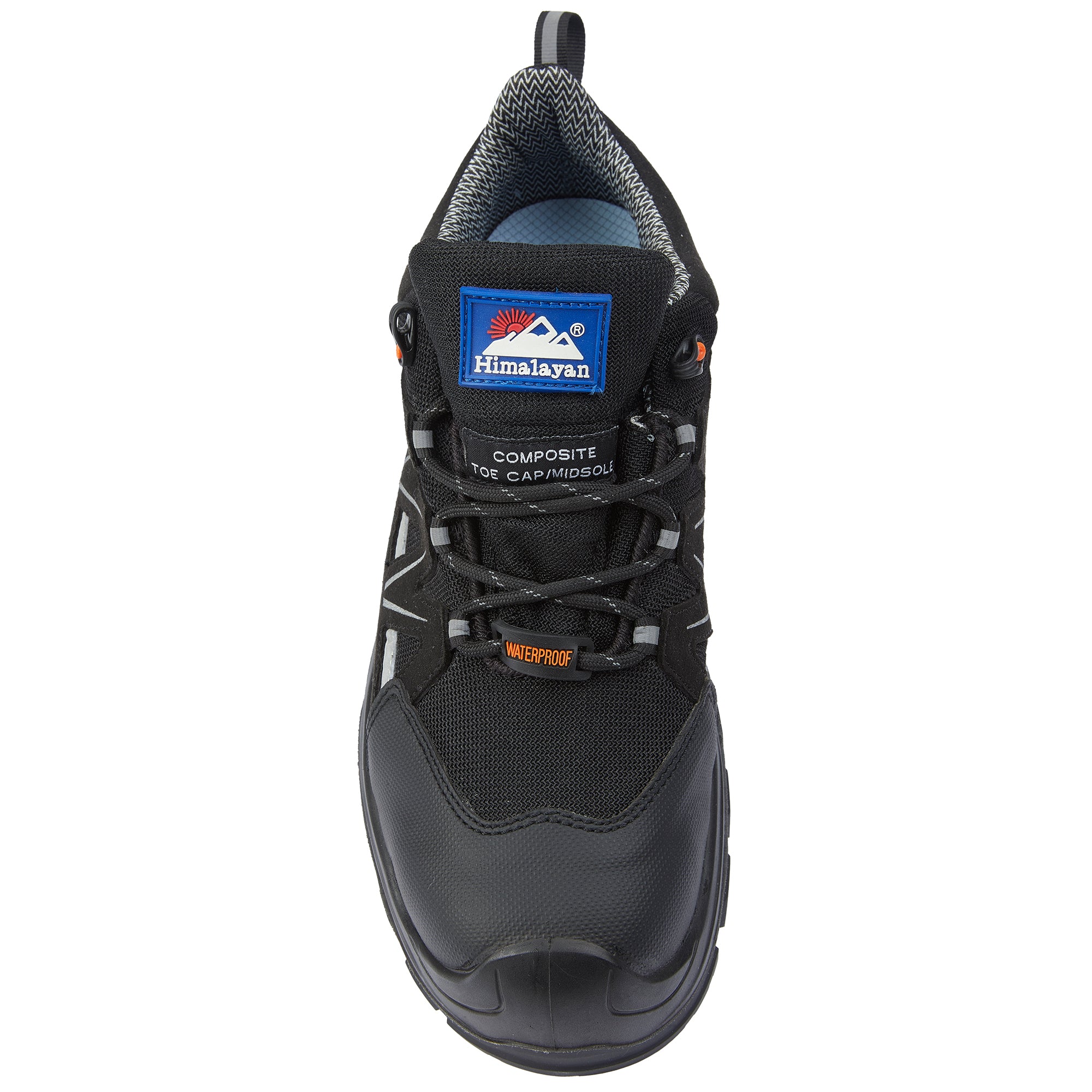 Himalayan Vibram Sicherheitsstiefel #5602 – Wildleder/Mesh, Composite Zehe, Schwarz