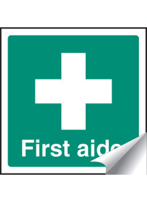 First Aider Safety Sign - Sticker