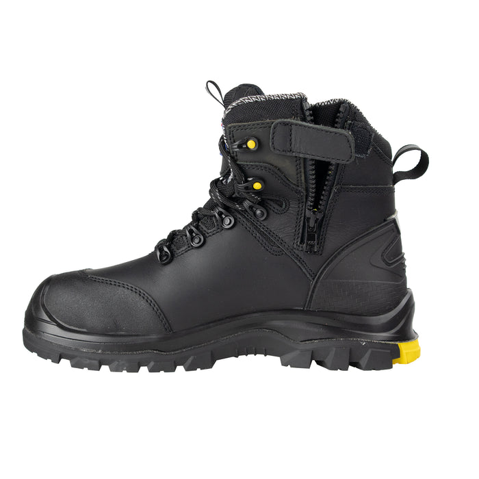 5801 Himalayan Vibram S3 Black Waterproof Safety Boot with Side Zip