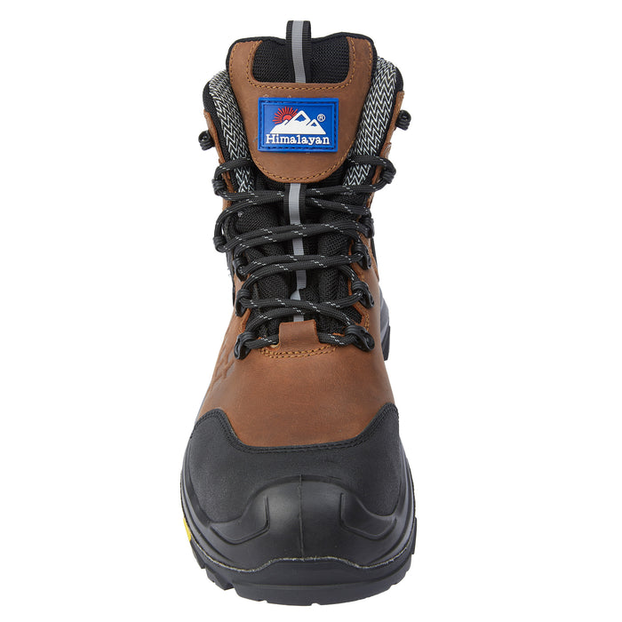 5802 Himalayan Vibram S3 Brown Waterproof Safety Boot with Side Zip