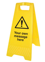 Your Own Message - Folding Safety Sign