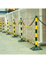 10m Chain - 6 Post Kit - Yellow & Black