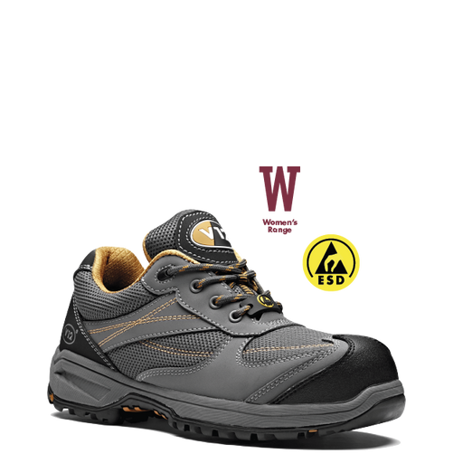 Women's esd composite toe top shoes