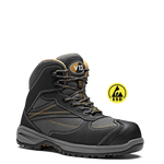 V12 V1940 Torque Grey Metal-Free ESD Safety Hiker Boot Vegan Friendly