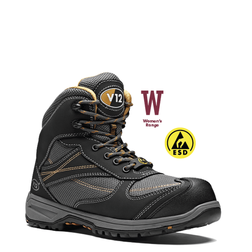 V12 Footwear V1945 Ladies Torque IGS ESD Safety Hiker S1P