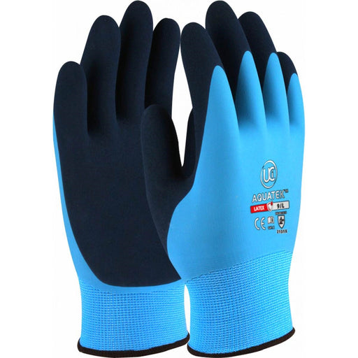 AquaTek Waterproof Latex Coated safety Gloves