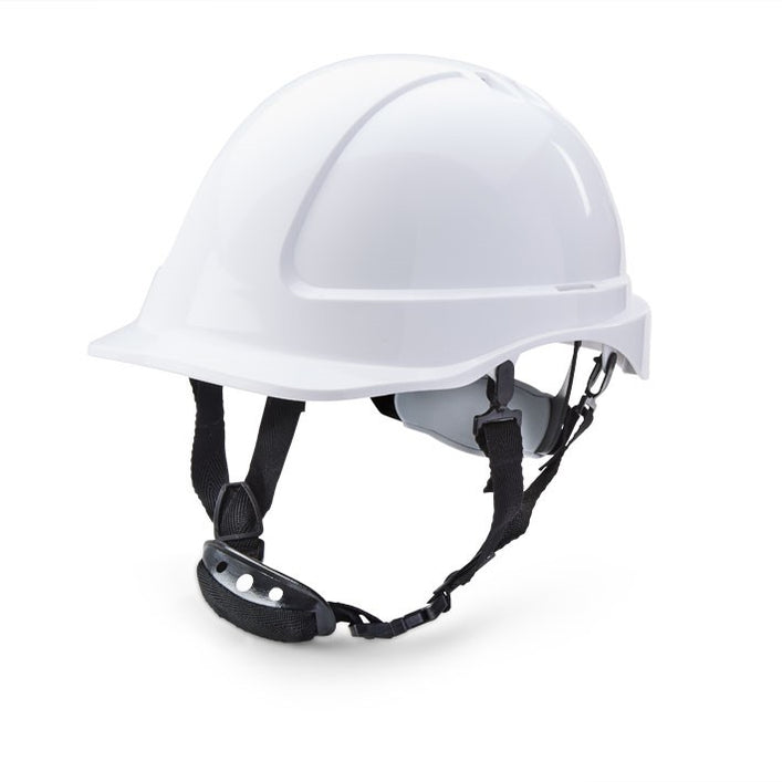 Click Reduced Peak Safety Helmet with Chin Strap — GHC (UK) LTD T/A