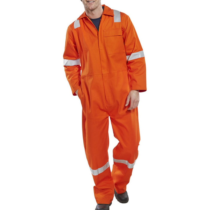 orange beeswift fire resistant coverall