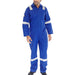 royal blue flame proof hi-vis coverall
