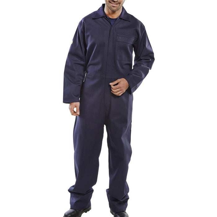 navy flame proof overalls