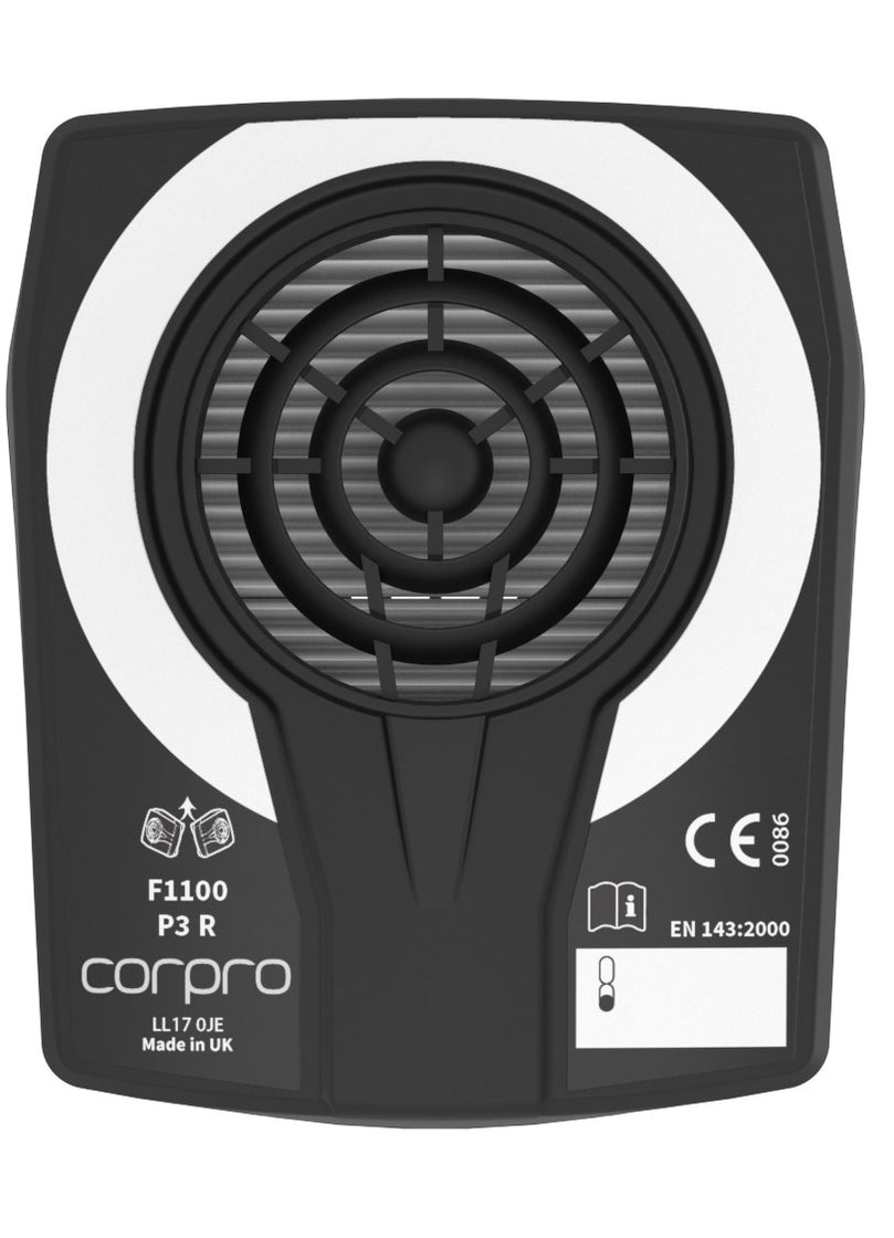 Corpro F1100 Face Mask Filters Fits our Full & Half Masks — GHC (UK) LTD T/A Safety Plus