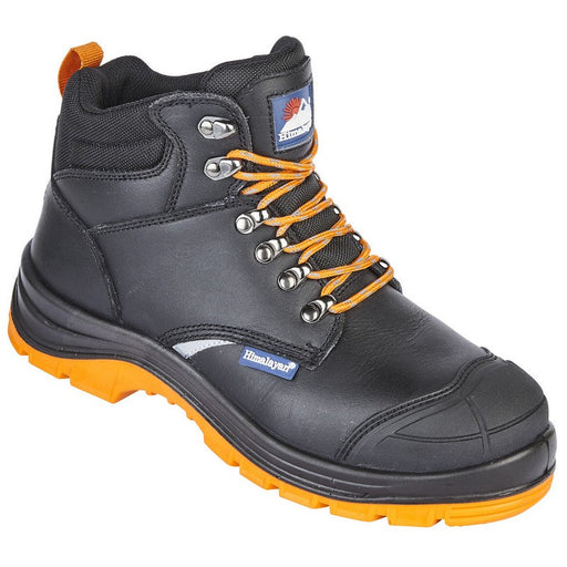 Himalayan 5400 Black Leather Steel Toe Cap & Midsole Safety Boots