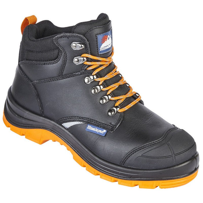 Himalayan 5401 Black Leather Steel Toe Cap & Midsole Safety Boots S3