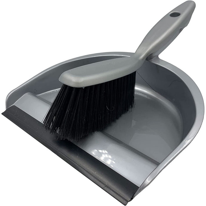 Dustpan & Brush with Rubber Lip