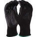 NCP Black Nitrile Palm Coated work Gloves great for warehouse work