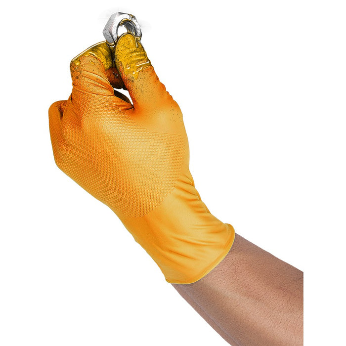 Fish scale Disposable extra tough nitrile glove large