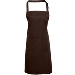 PR154 Premier Colours Bib Apron with Pocket