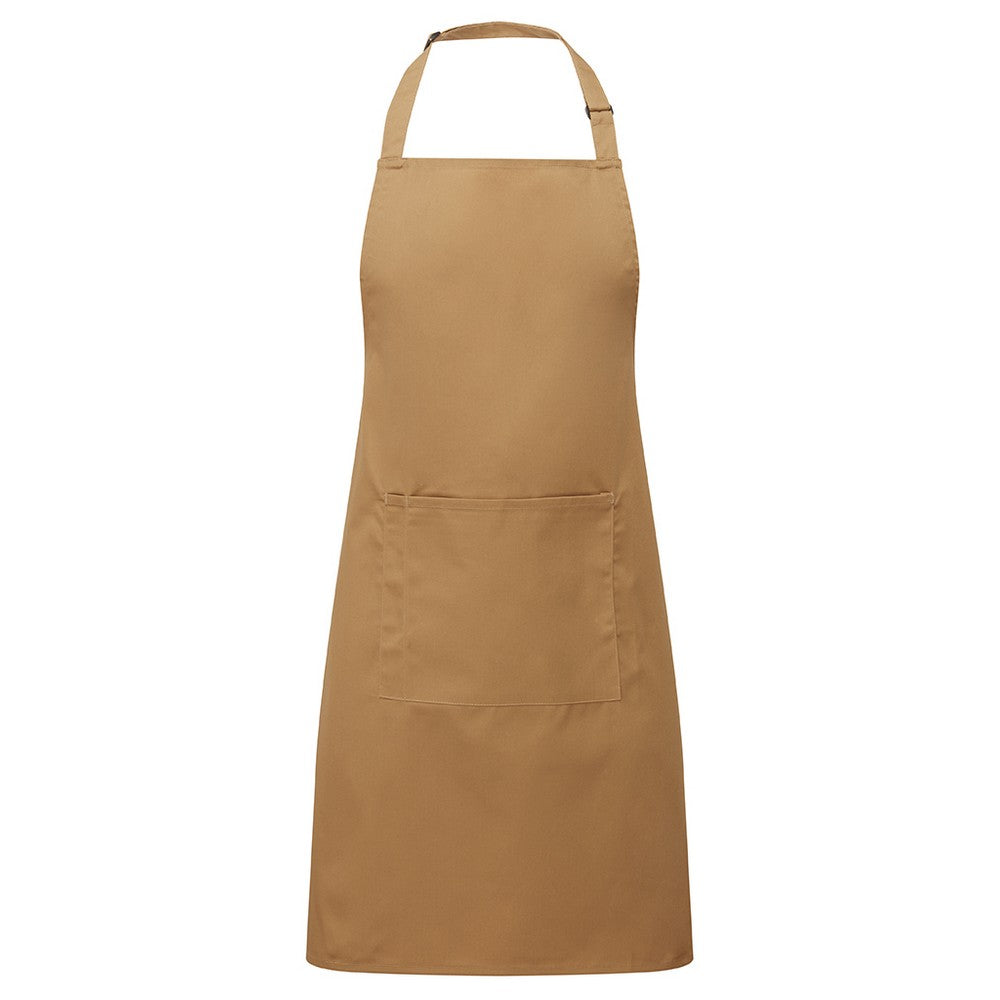 PR154 Premier Colours Bib Apron with Pocket
