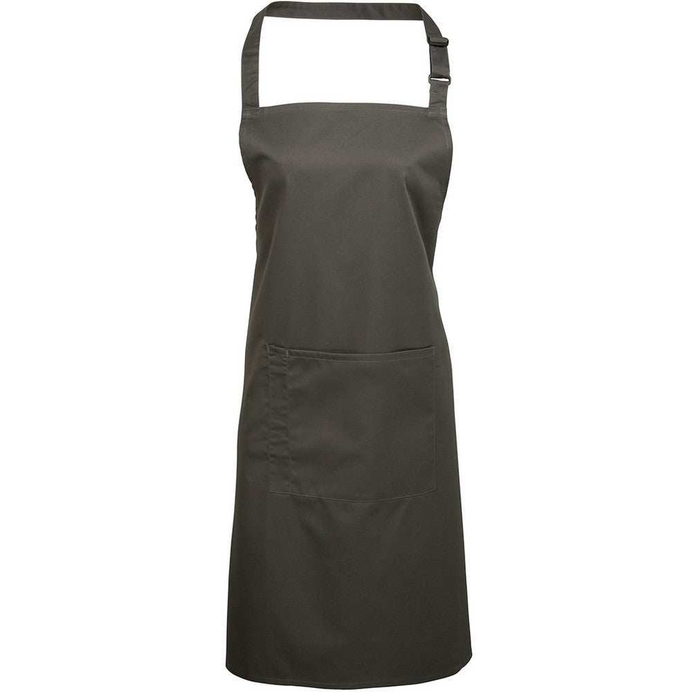 PR154 Premier Colours Bib Apron with Pocket