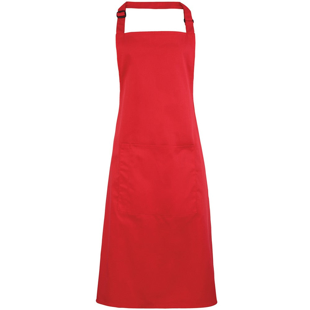 PR154 Premier Colours Bib Apron with Pocket
