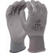 PXP Grey PU Palm Coated work Gloves, perfect for general handling & warehouse work