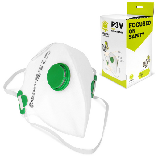 P3V Beeswift respirator face mask valved