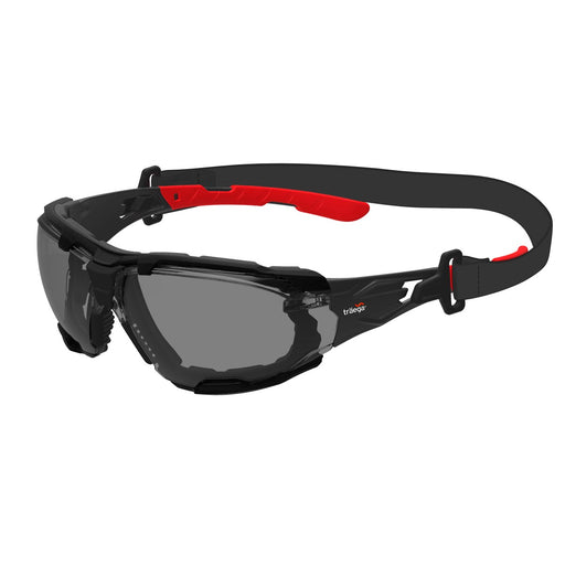 Traega Seto F+ Elite KN Safety Glasses Smoke - Anti Scratch & Fog