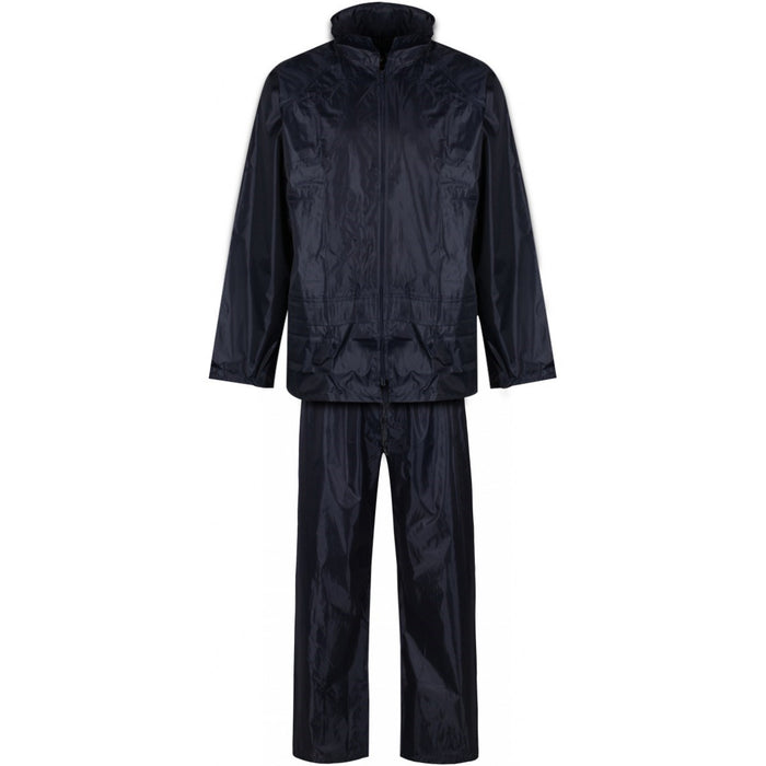 Polyester Waterproof Workwear Rainsuit Jacket & Trousers