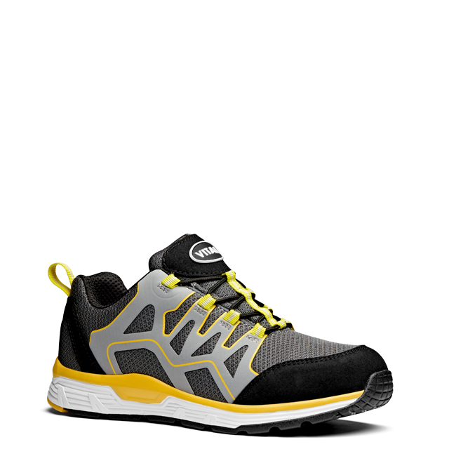 V12 VT202 Hype Grey/Yellow Safety Trainer Shoe - Super Lightweight