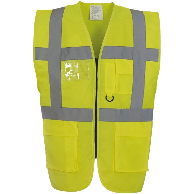 Yoko YK103 Hi-Viz Executive Waistcoat Vest