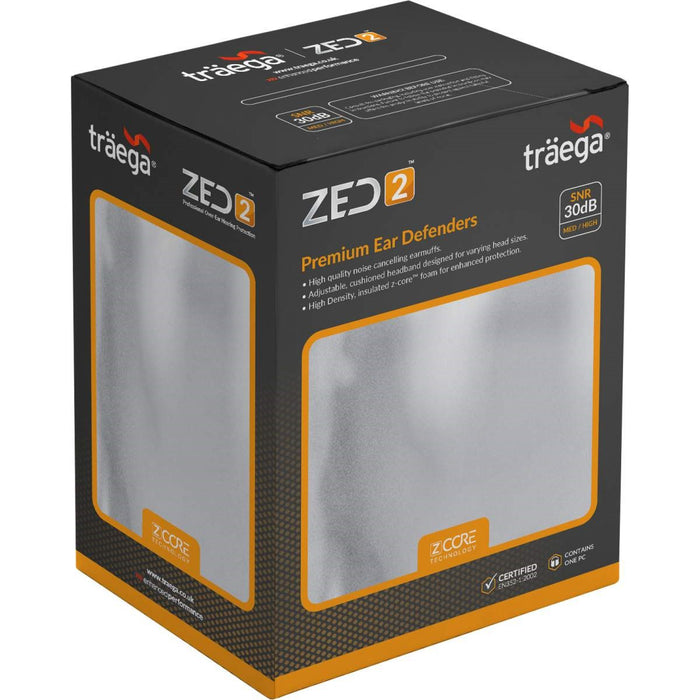 Traega ZED2 Premium Ear Defenders - 30 SNR