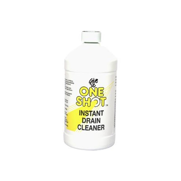 One Shot Drain Cleaner & Unblocker 1 Litre Unblocks Sinks & Toilets — GHC (UK) LTD T/A Safety Plus